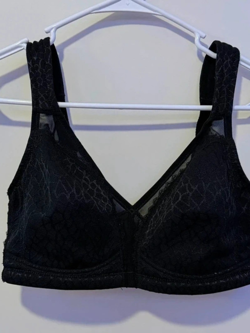 Black plunge bra 36DD